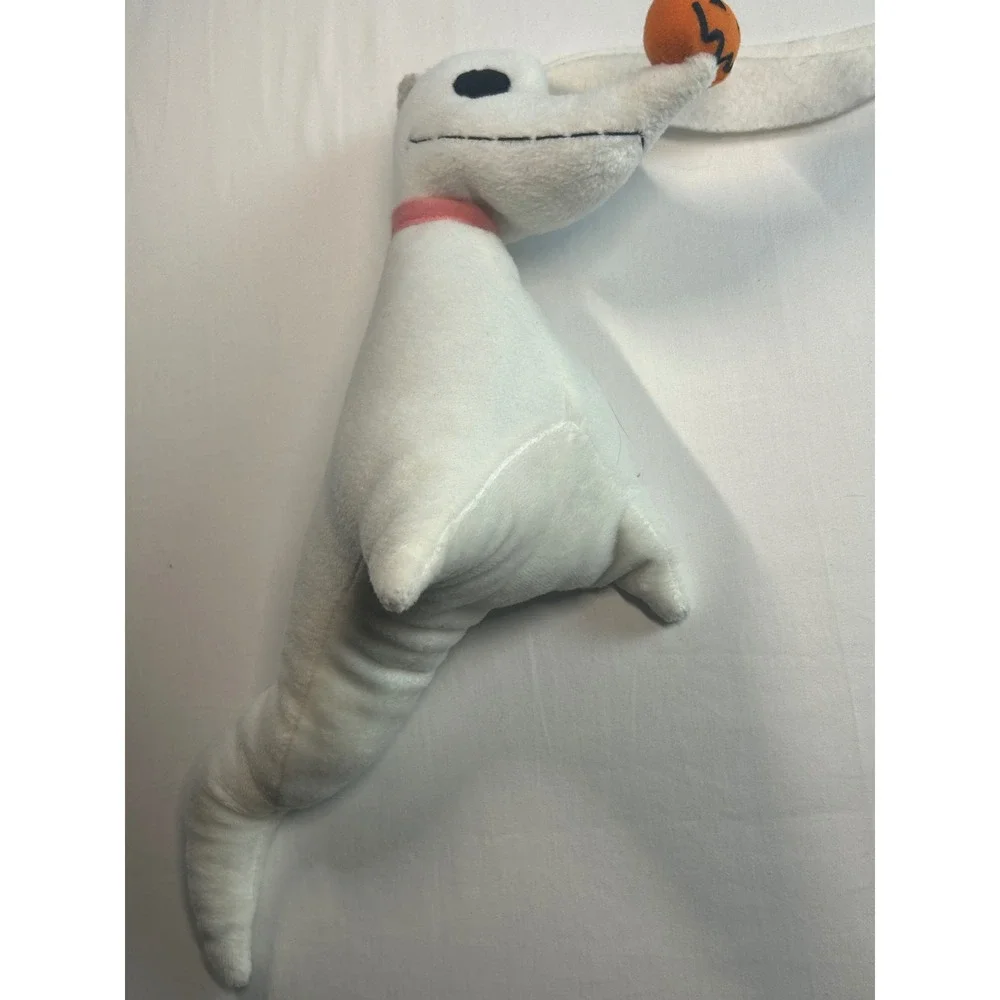 Disney Nightmare Before Christmas Zero Plush Small White Pumpkin Nose Ghost Dog